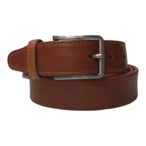 CI0203M105 Cintura in vera pelle con tasca portasoldi Mis.105 120 Col. Marrone