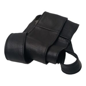 CI0345N Cintura fusciacca da donna in vera pelle Col. Nero
